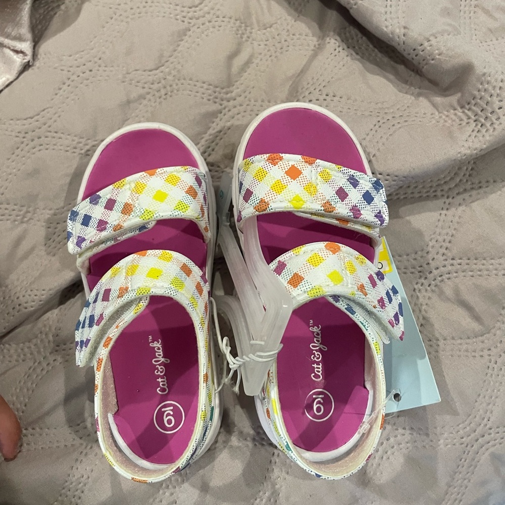 Toddler girl size 9 summer sandal
